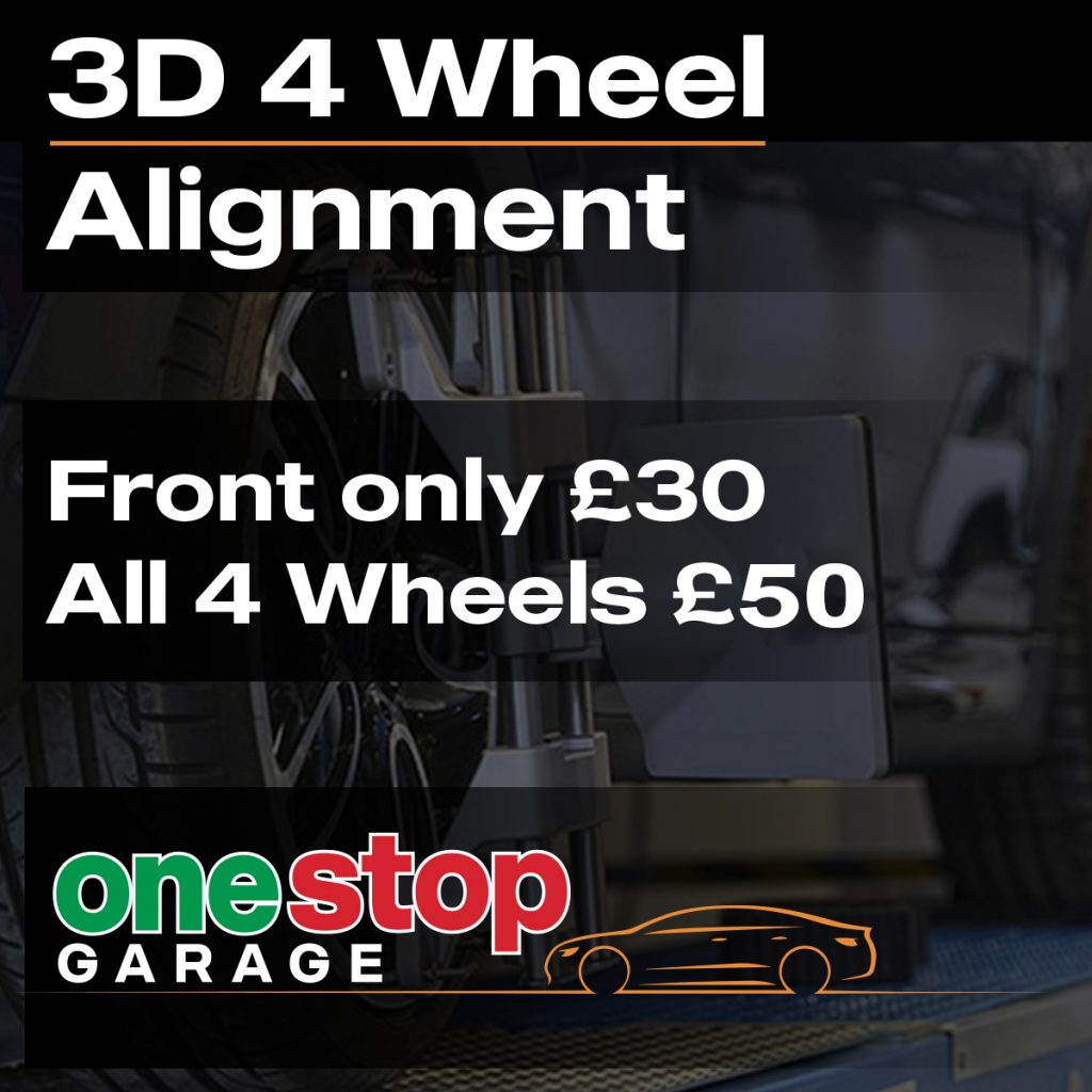 3D 4 wheel alignment in Liverpool from £30